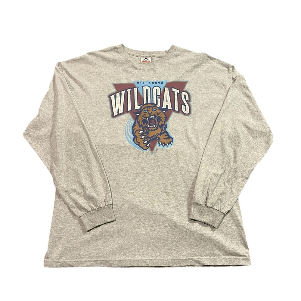 Vintage AAA  Villanova Wildcats Throwback Grey Crewneck Long sleeve 2XL
